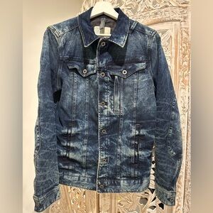 G-Star Dark Blue Stretch Denim Jacket
